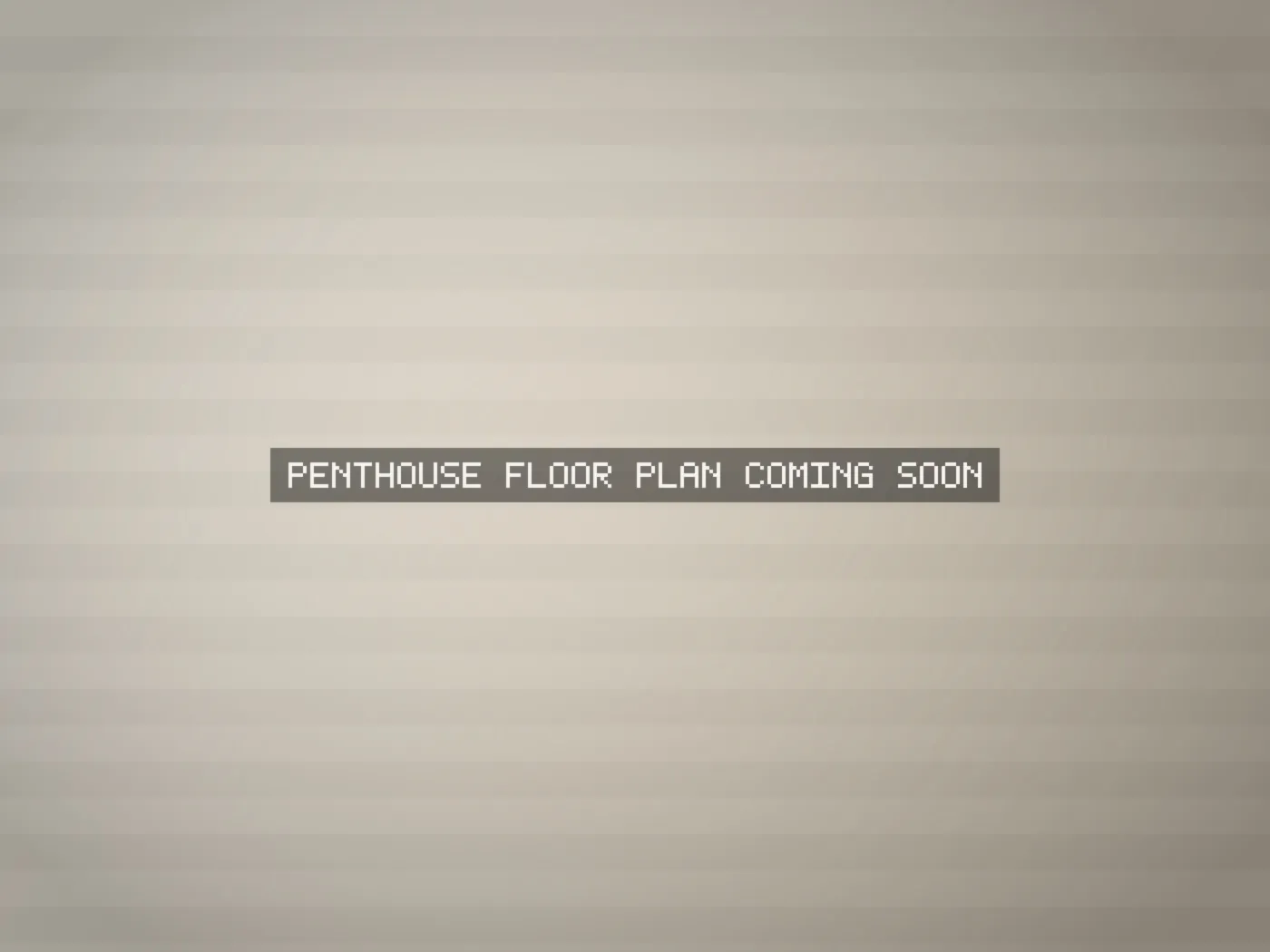 Penthouse floor plan for residence PH1